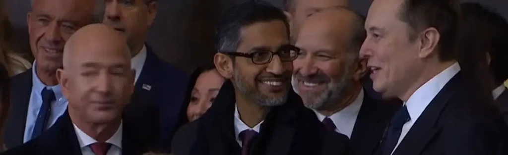 Tech Titans Turn Heads Musk, Pichai, Bezos, and Zuckerberg