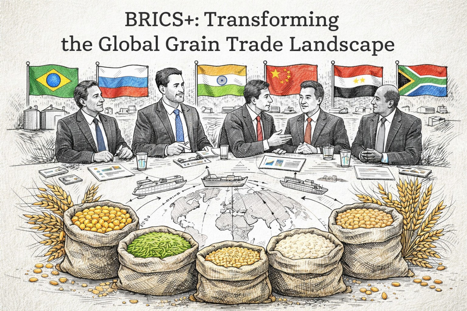 BRICS+ Transforming the Global Grain Trade Landscape