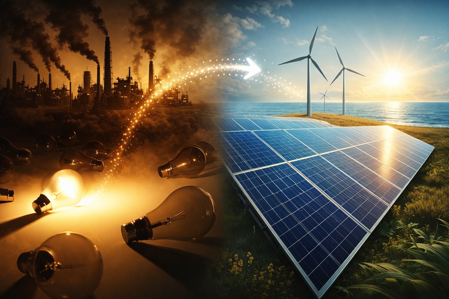 The Global Energy Transition: From Fossil Fuels to Renewables