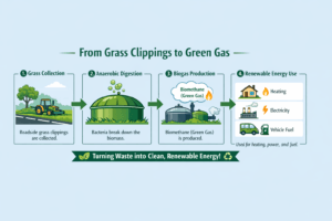 biomethane production from roadside grass EU project”.